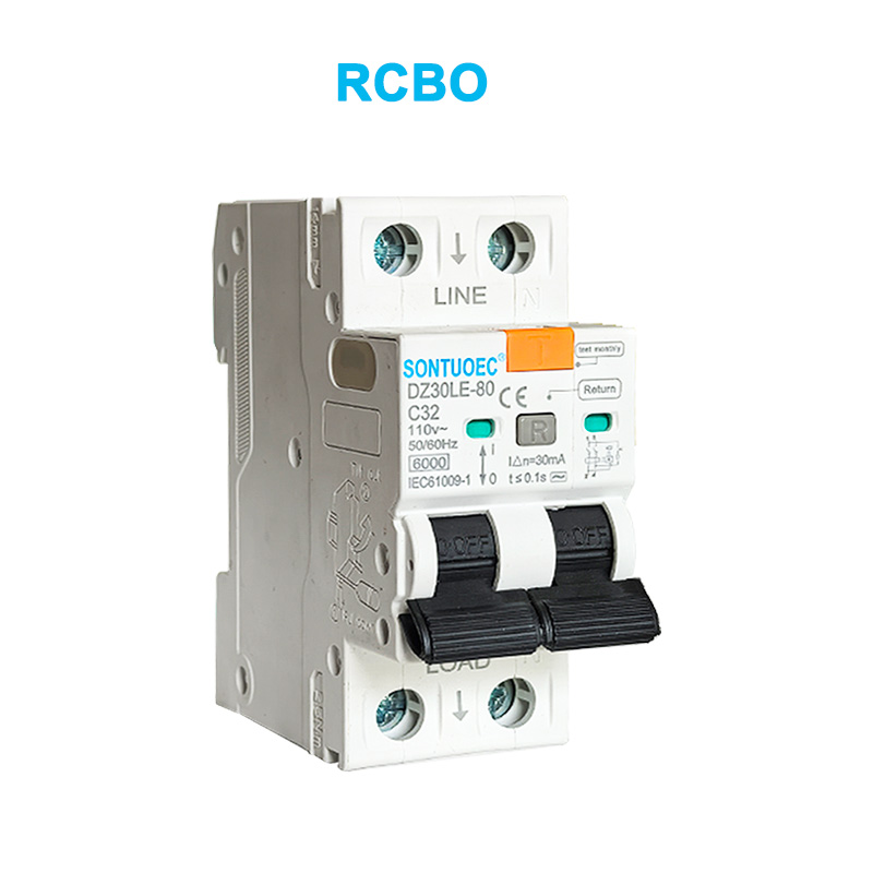 2p漏れ電流回路ブレーカー6KA IEC61009.1駅品質RCBO