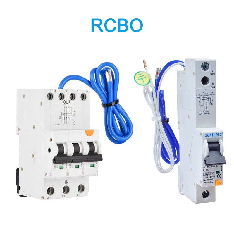 6KA 3P+N漏れ回路ブレーカーA（AC）タイプRCBO付きケーブル
