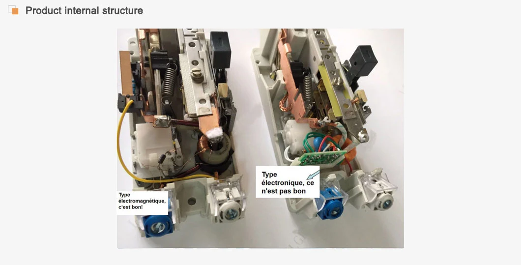 Differential current circuit breaker RCBO