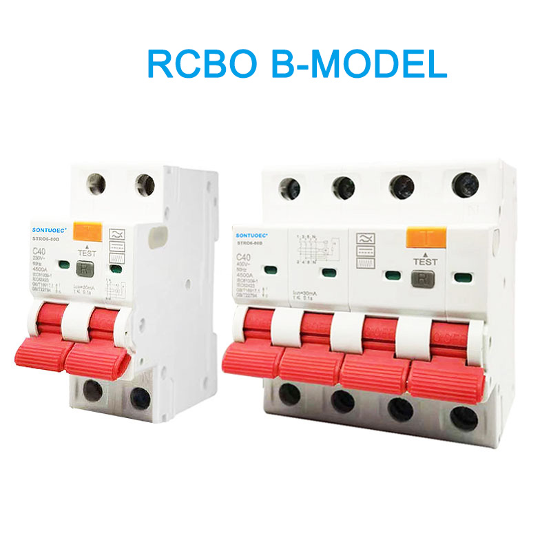 RCBO Bモデル2P 4P残留電流回路ブレーカー