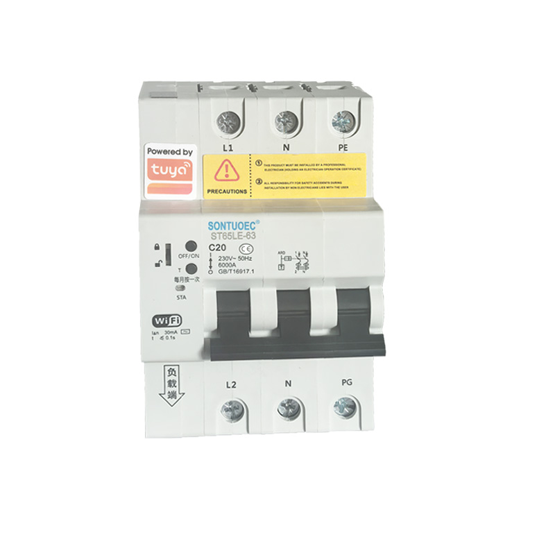 WiFi ST65LE-63wf2 シリーズ多機能 IoT インテリジェント RCBO インテリジェントサーキットブレーカー